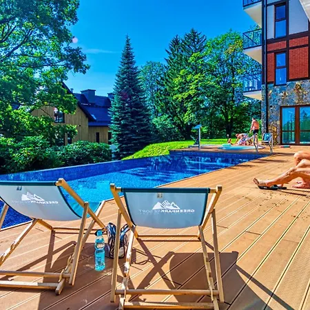Apartament B8 Green Z Basenem, Jacuzzi, Sauna, Spa Znajduje Sie W Tym Samym Budynku, Blisko Norweska Polana - 5d Apartmán *